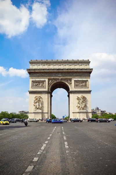 Triumfbågen i Paris — Stockfoto