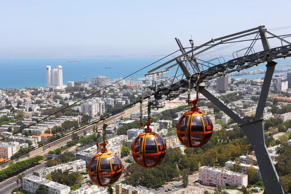 Funivia a Haifa — Foto Stock
