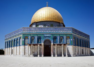 Golden dome of Jerusalem clipart