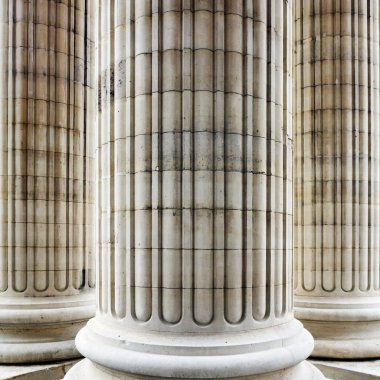 Columns in Paris clipart