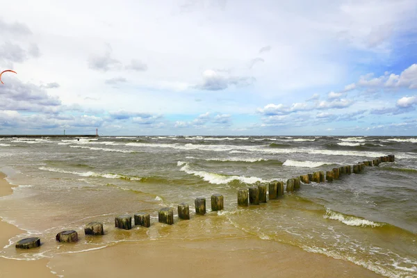 Hav och sand bakgrund — Stockfoto