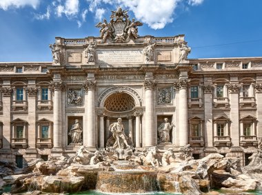 Fountain di Trevi in Rome clipart