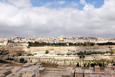 Panorama of Jerusalem clipart