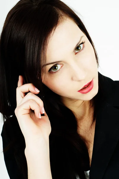 Woman with a phone — Stock Photo, Image