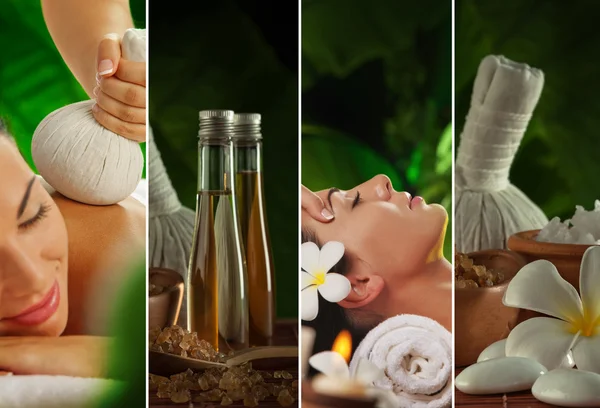 Spa collage Stock Image