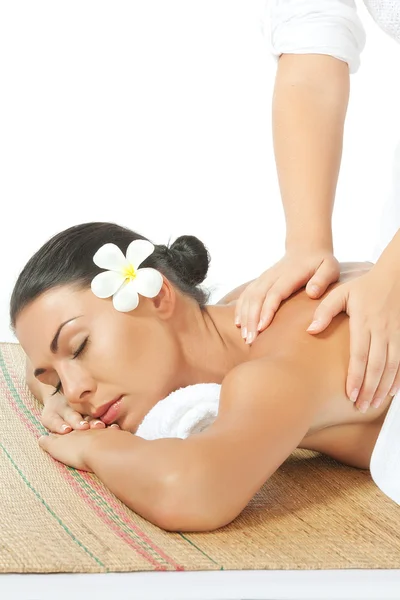 Em massagem — Fotografia de Stock