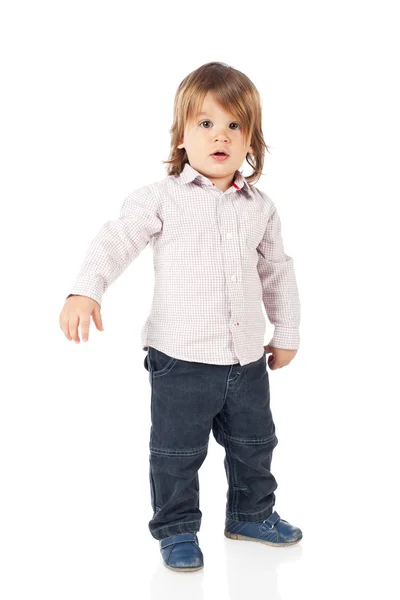 Ładny 2 lat chłopiec — Zdjęcie stockowe