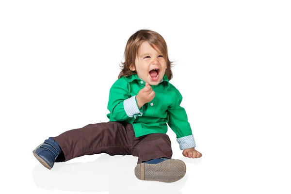 Lindo niño de 2 años Fotos de stock libres de derechos