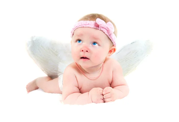 Χαριτωμένο μικρό αγγελούδι — Φωτογραφία Αρχείου