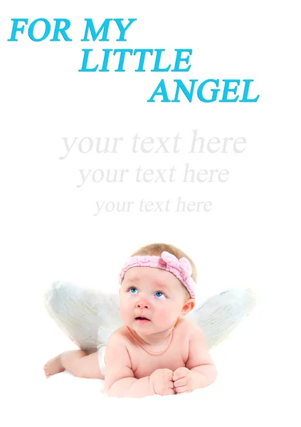 Гарненька маленький ангел — стокове фото