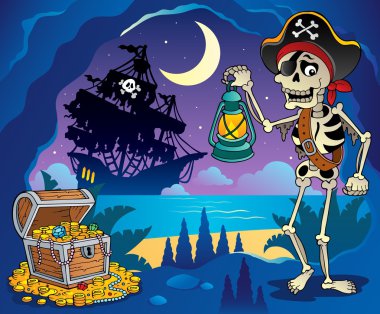 Pirate cove theme image 2 clipart