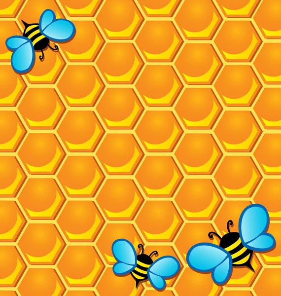 Bee thema afbeelding 2 — Stockvector