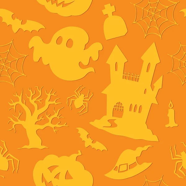 Halloween naadloze achtergrond 2 — Stockvector