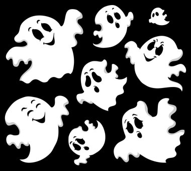 Ghost theme image 1 clipart