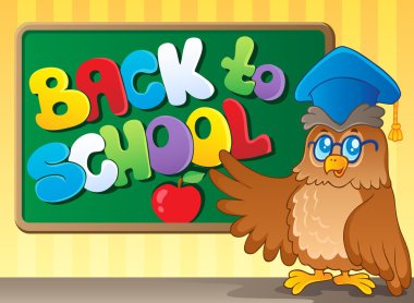 Back to school thematic image 3 clipart