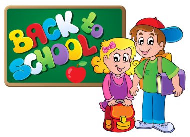 Back to school thematic image 4 clipart