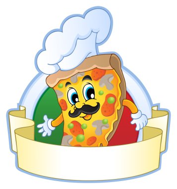 Pizza theme image 1 clipart