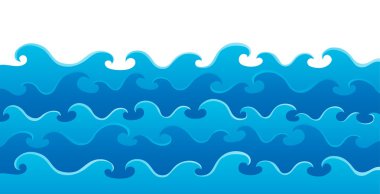 Waves theme image 5 clipart