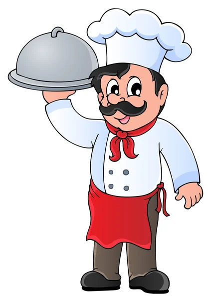 Chef theme image 4 — Stock Vector