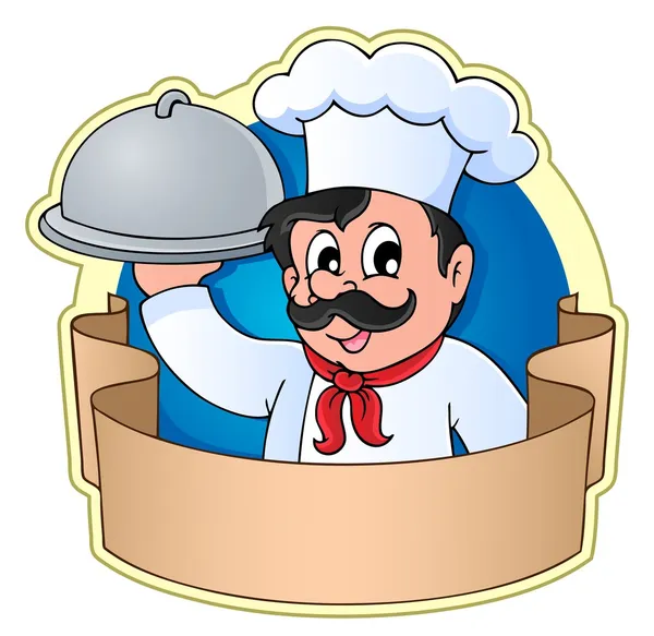 Chef theme image 5 — Stock Vector