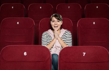 Laugh at the cinema clipart