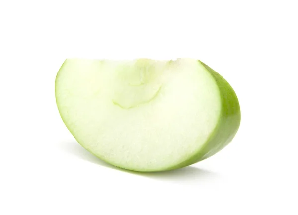 Rebanada de manzana verde — Foto de Stock