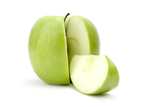 Φέτες πράσινου μήλου — Φωτογραφία Αρχείου