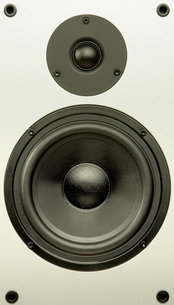 Audio system equipment - speaker close up view