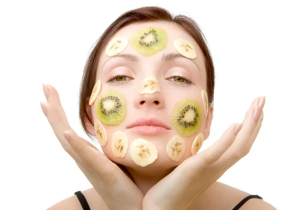 Fruitige gezicht behandeling — Stockfoto