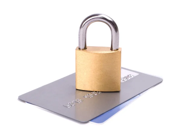 クレジット カードのセキュリティ — ストック写真