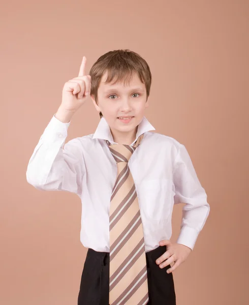 Young businessman finding the idea — Stock Photo, Image