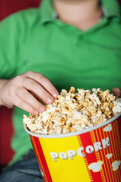 Popcorn e cinema — Foto Stock