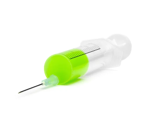 Syringe with vaccine — Stock Photo, Image