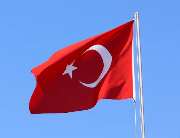 Bandeira da Turquia — Fotografia de Stock