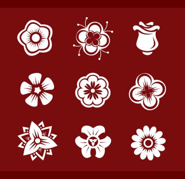 Design elements: Flowers (part2) clipart