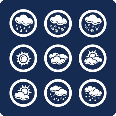 Weather icons (p.1) clipart