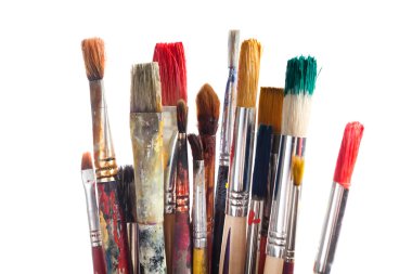 Set of paintbrushes clipart