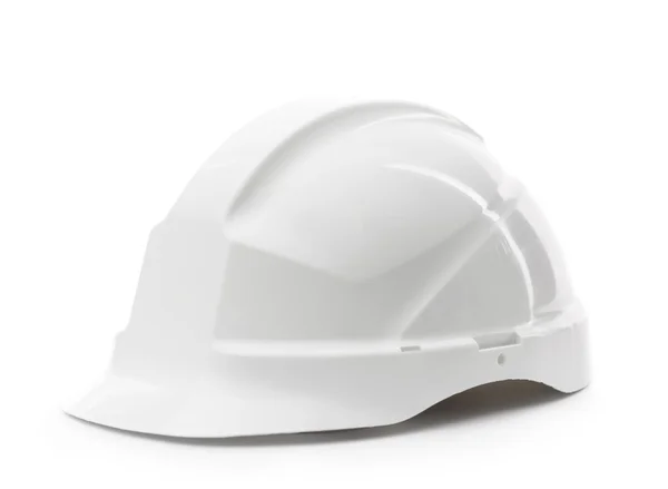 Biały twardy kapelusz — Zdjęcie stockowe