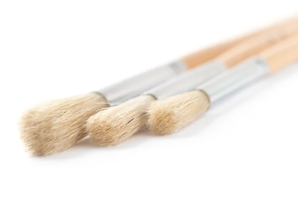 Three paintbrushes — Stock Photo, Image
