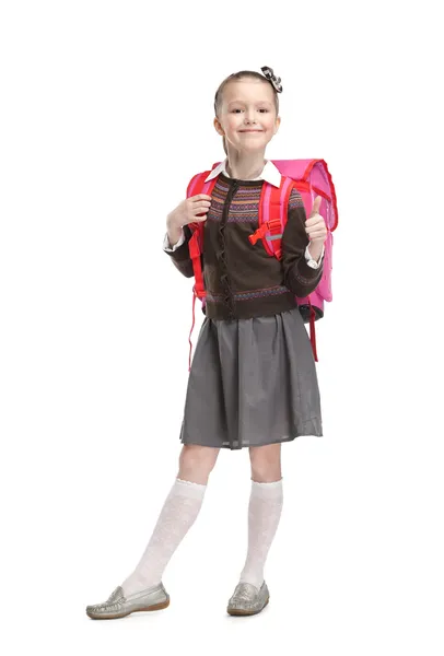 Pupil is ready to go to school — Stock Photo, Image