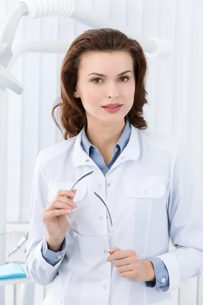 Charismatic dentist's assistant — Stock Photo, Image