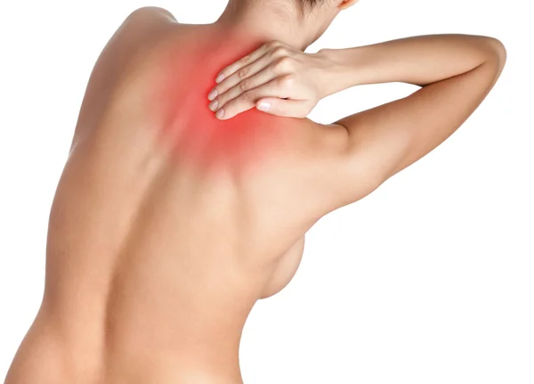 Ache in the shoulder — Stock Photo, Image