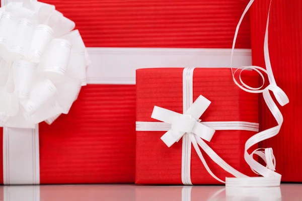 Boxes with presents, close up — Stock Photo, Image