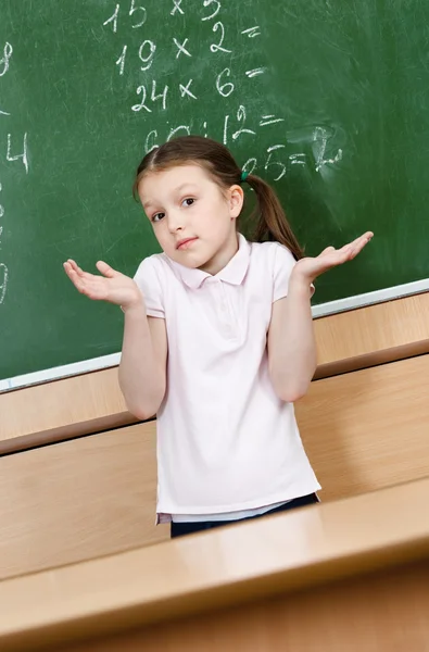 Pupil doesn't know the answer — Stock Photo, Image