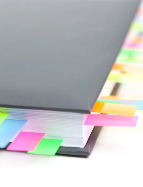 Diary with a tabs — Stock Photo, Image
