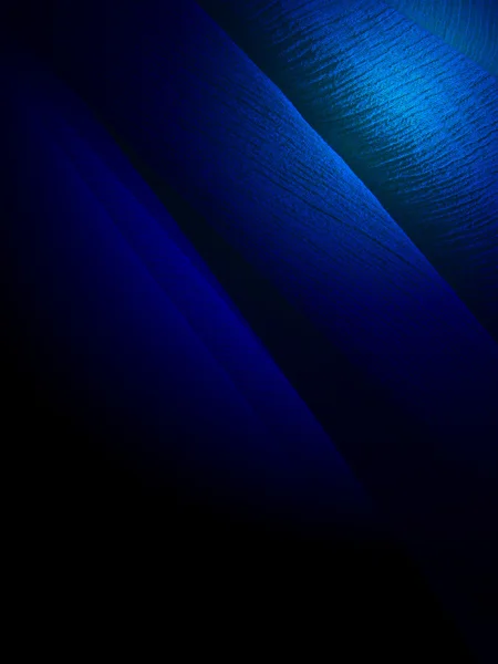 Luce blu magica sulla superficie tessile, dettagli scientifici . — Foto Stock