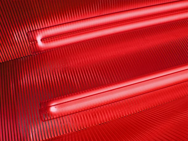 Lâmpada de lâmpada vermelha poderosa, detalhes de energia . — Fotografia de Stock