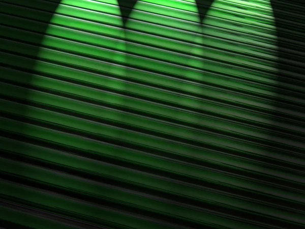 抽象的光，绿色玻璃管堆，太阳能电池板详细信息. — 图库照片