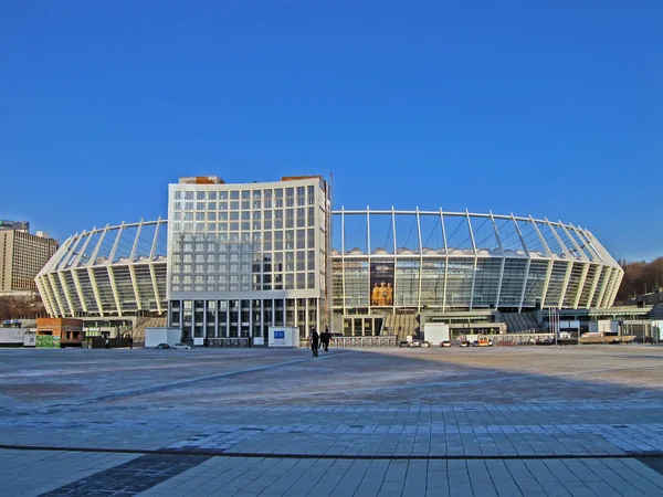 Renoviertes Olympiastadion in Kiew, Ukraine. — Stockfoto