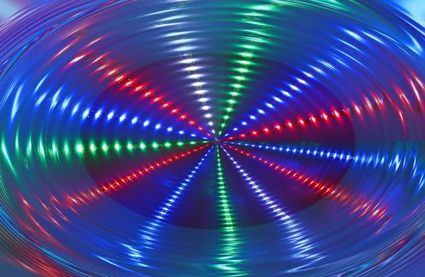 Abstracte disco lichte rotatie, discotheek. — Stockfoto